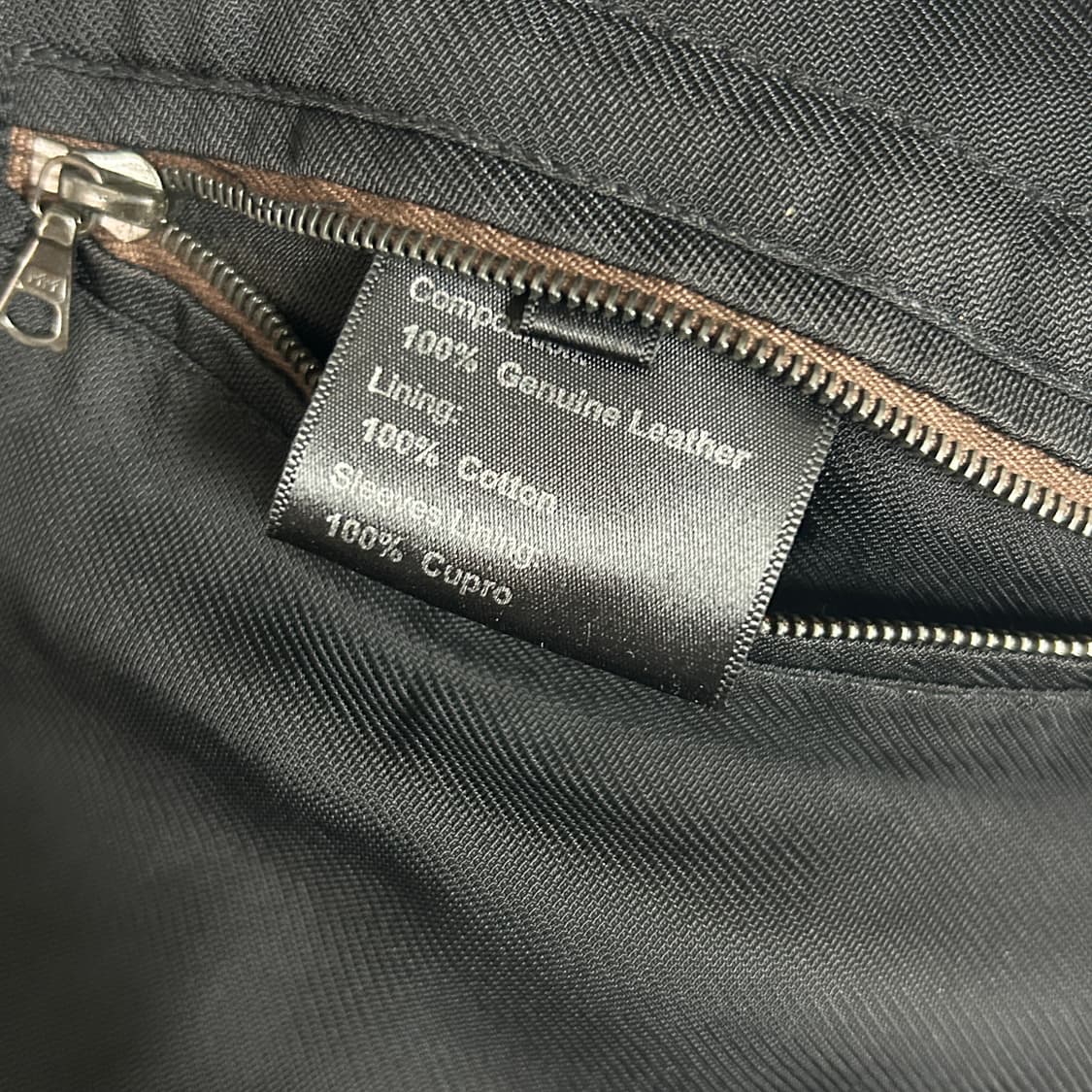 뮤즈룸 에디슬리먼st 레더 자켓 브라운 상품이미지8