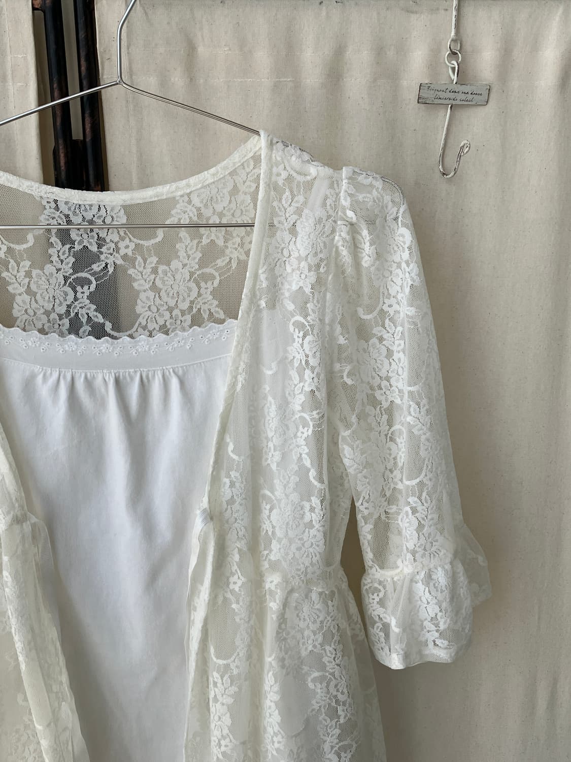 Ivory Lace Fairy Girl Set 상품이미지9