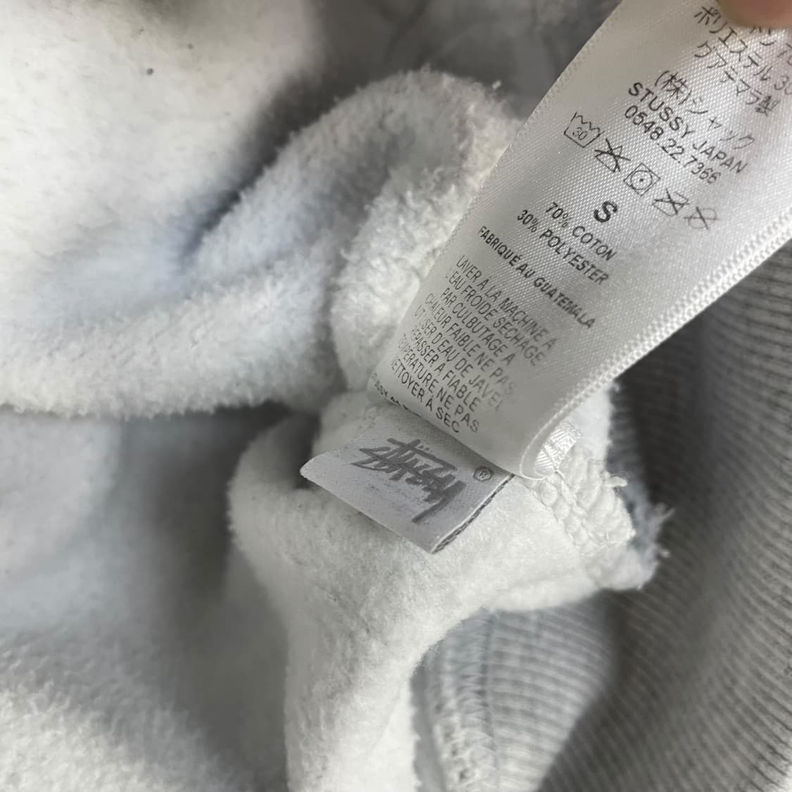 스투시 Stussy 월드투어 후드집업 그레이 상품이미지6