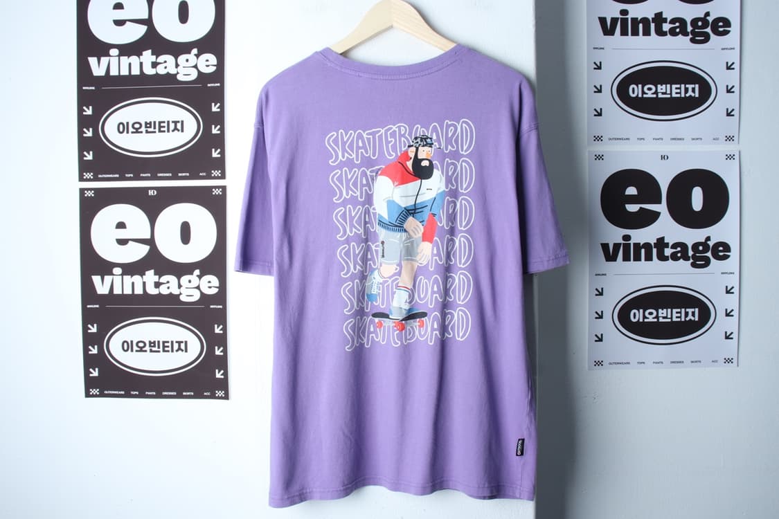 (L-XL) 아웃도어 반팔 카라 티셔츠 작은사용감 퍼플-H3H33918 상품이미지7