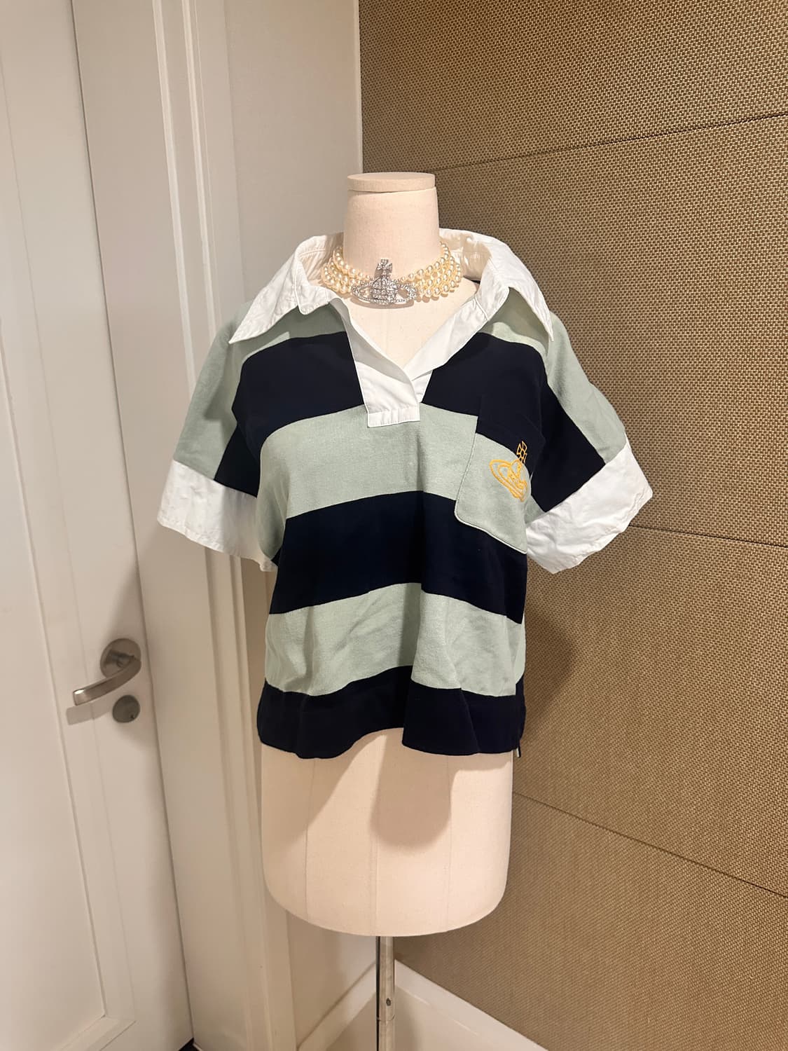 비비안웨스트우드 스트라이프 럭비티셔츠 상품이미지1