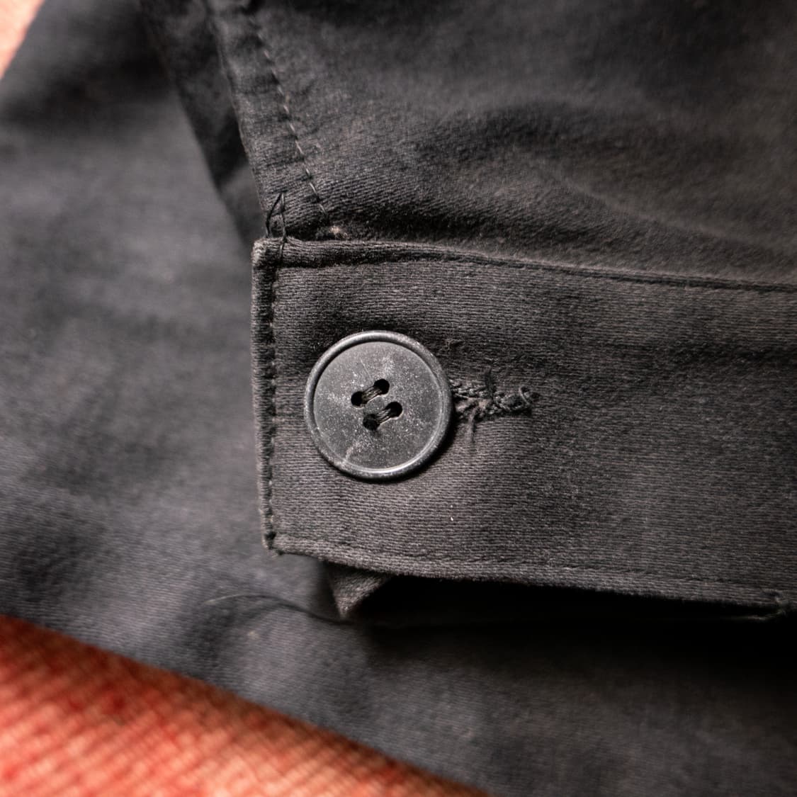 [Rare] 50s French Black moleskin jacket 상품이미지6