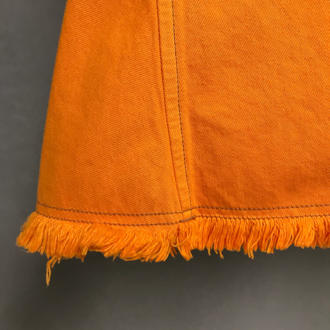 아크네 스튜디오 오렌지 데님 스커트 34(W) 상품이미지4