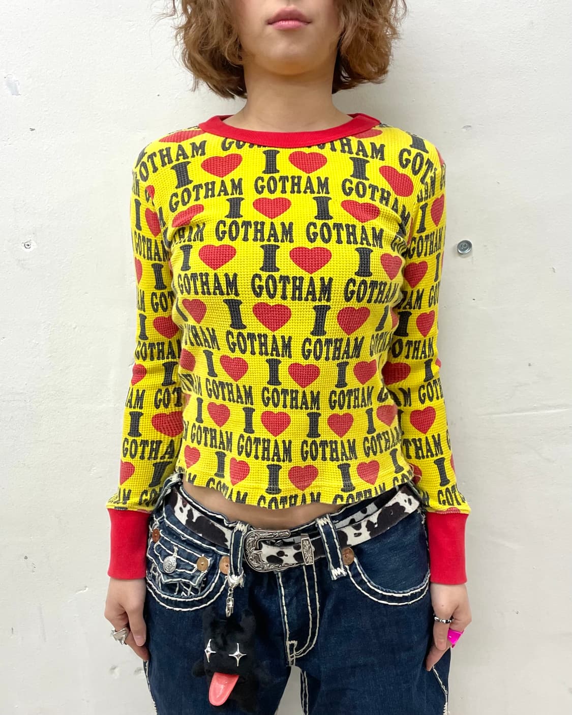 I love GOTHAM Waffle Long Sleeve  상품이미지2