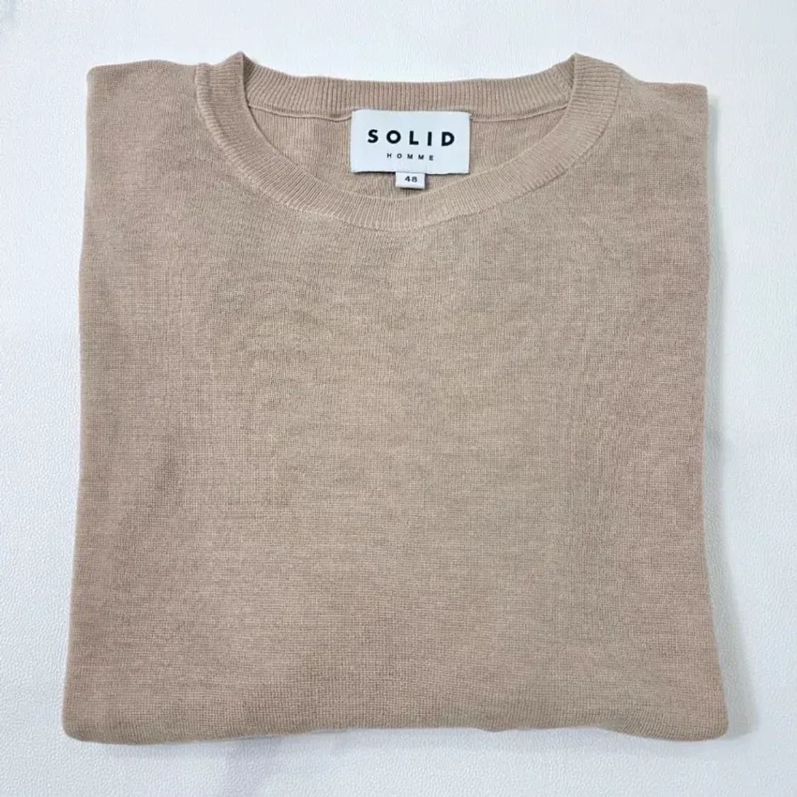 솔리드옴므 실크 100% 라운드 니트 (48/100) 상품이미지5