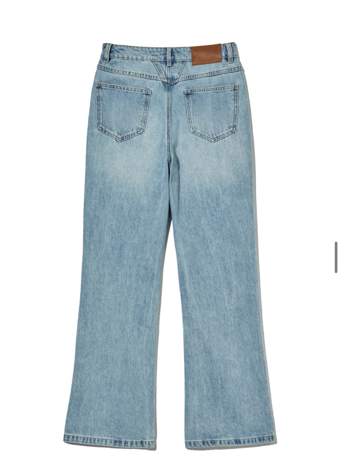 W Slim boot-cut denim pants light blue 상품이미지2