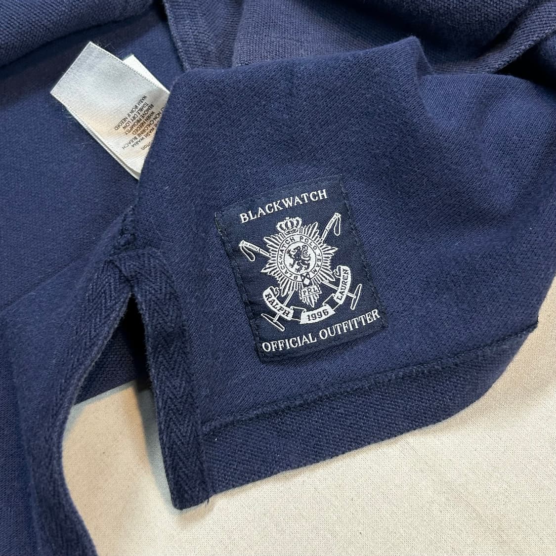 M) 폴로 랄프로렌 블랙와치 골드 빅포니 반팔 카라티 상품이미지8