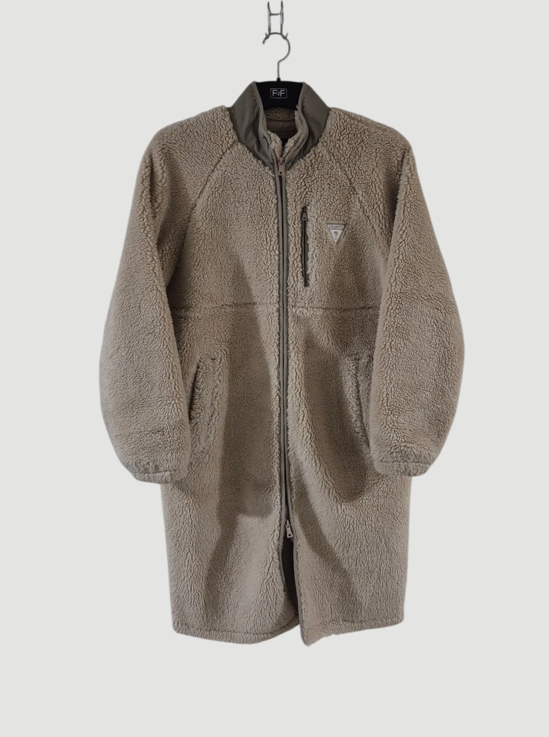 [100~105]게스 롱 플리스자켓 뽀글이 상품이미지1