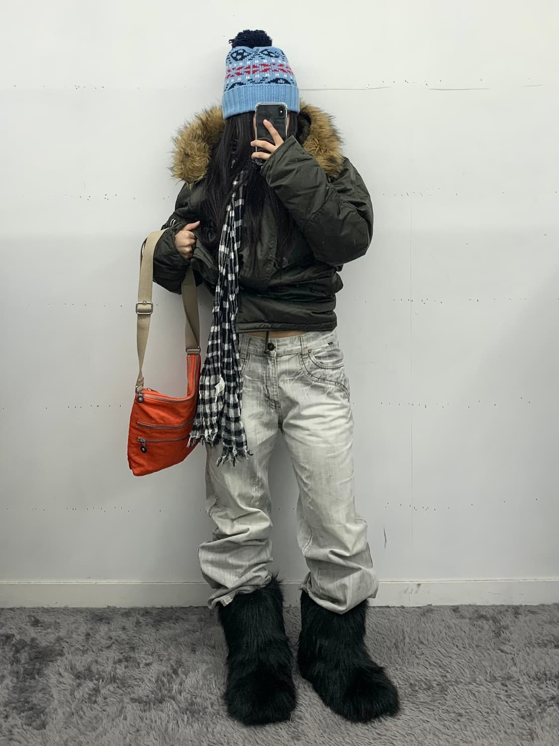 그레이 워싱 데님 상품이미지1