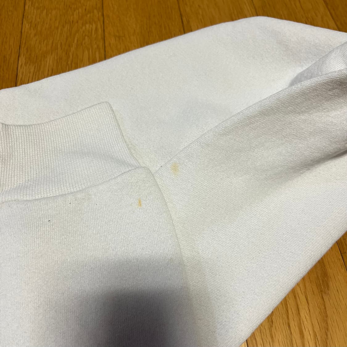 [L] 90s 빈티지 러셀 후드 화이트 상품이미지5