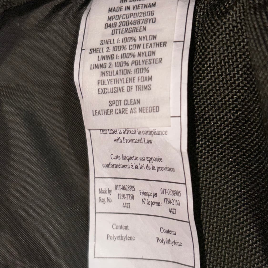 OS 필슨 878 브리프케이스 오터그린 토트백 상품이미지5