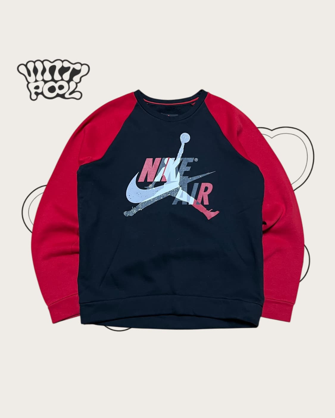 나이키 조던 빅로고 나그랑 기모 맨투맨 L 상품이미지1