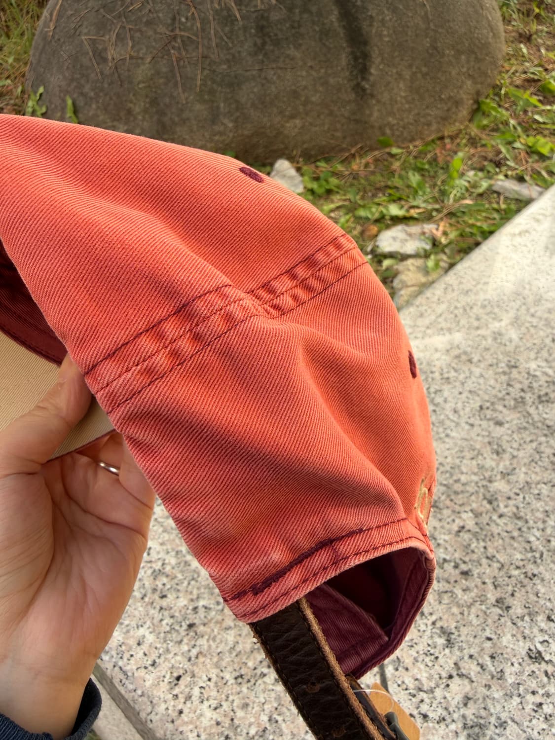 90s Polo RL 폴로 랄프로렌 페이딩 볼캡 (orange) 상품이미지6