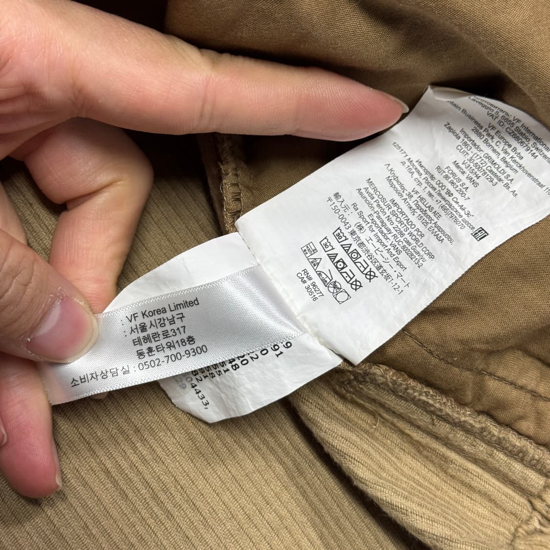 반스 코듀로이 브라운 셔츠 자켓 M 상품이미지6