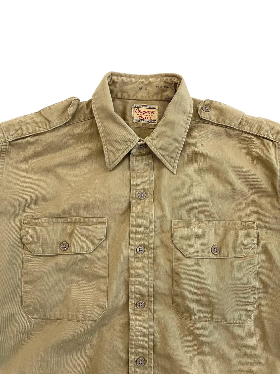 60‘s Conqueror Sanforized 트윌 유틸리티 셔츠 상품이미지3