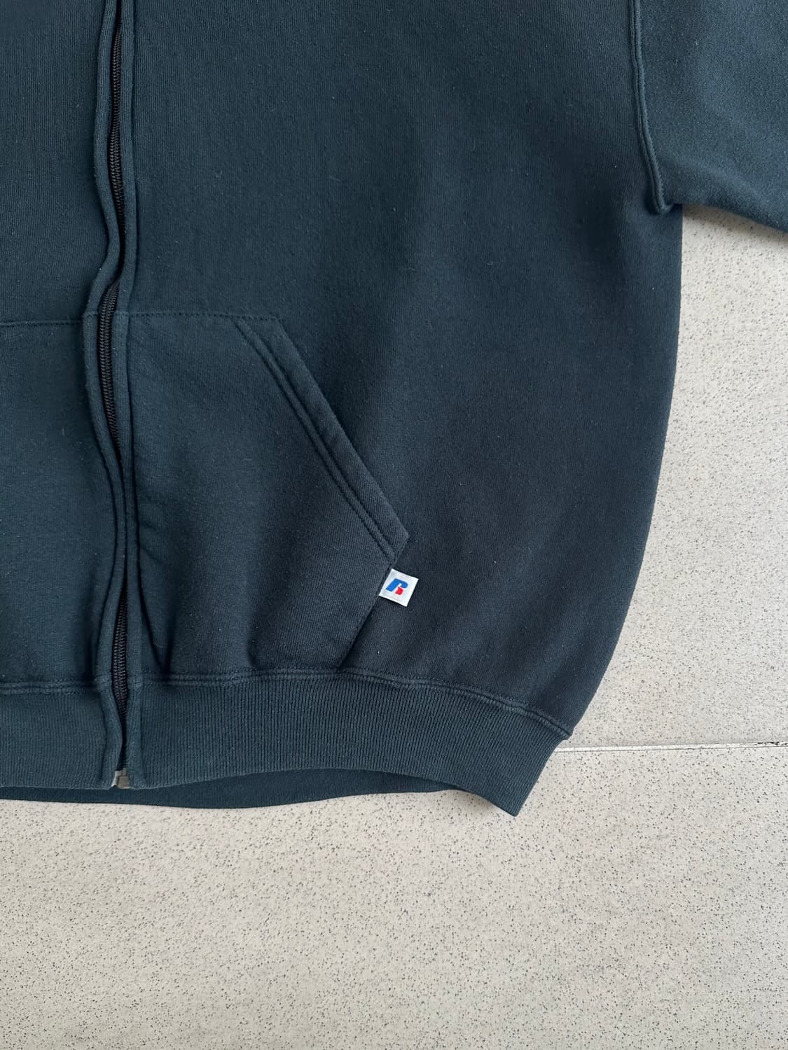 90s 빈티지 러셀 후드집업 그린 XL 상품이미지3