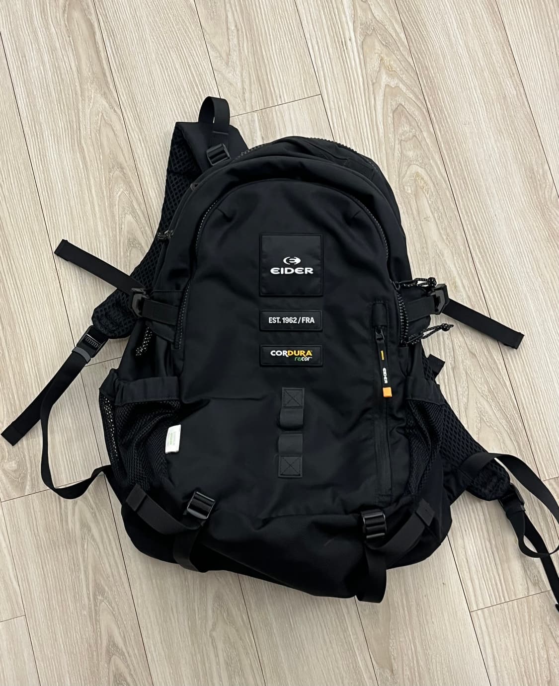 아이더 코듀라 블랙 백팩 상품이미지1