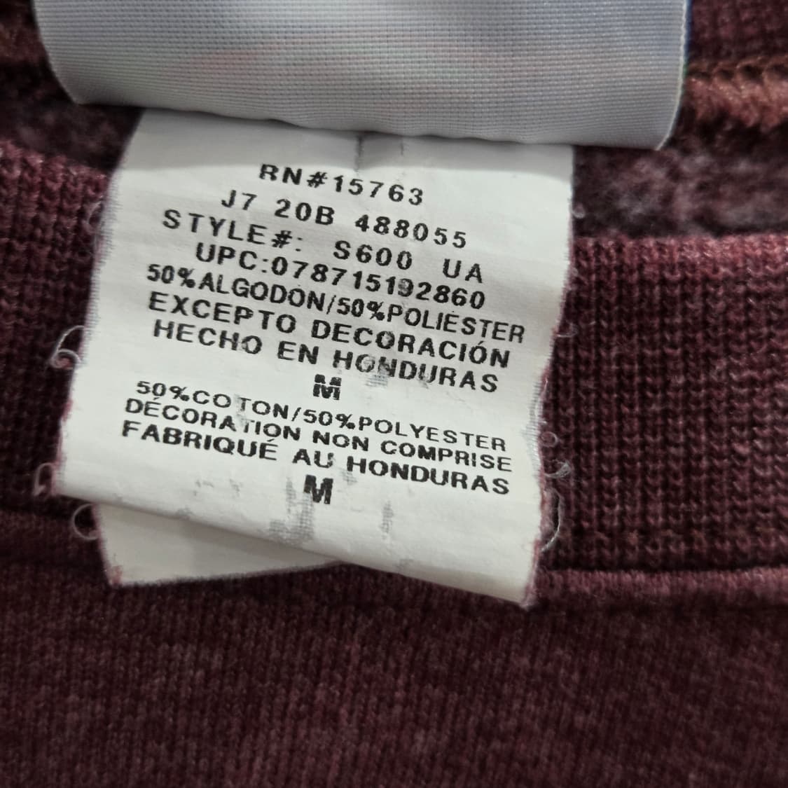 챔피온 에코 맨투맨 버건디 M 상품이미지4