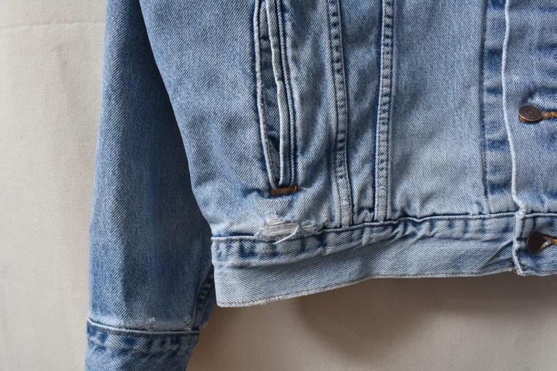 90S USA 리바이스 데님 트러커 청자켓 L 상품이미지5