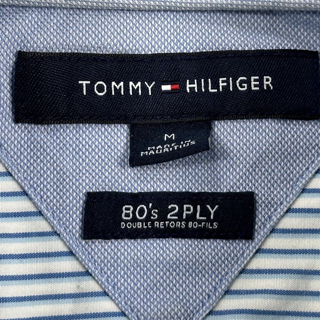 타미힐피거 플래그 블루 스트라이프 셔츠 (M) 상품이미지5