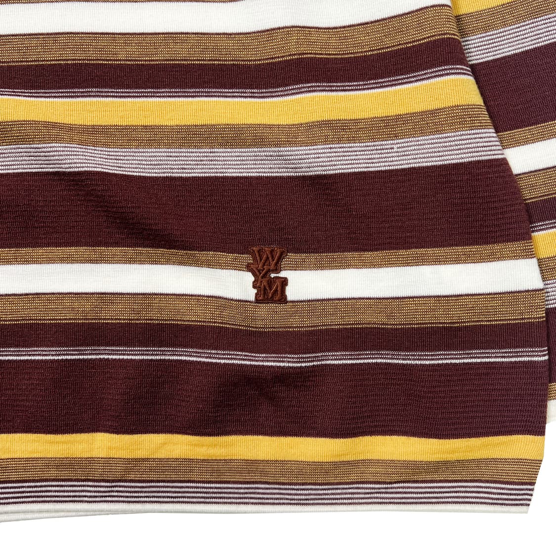 우영미 스트라이프 스웨터 브라운 - 25SS (50) 상품이미지4