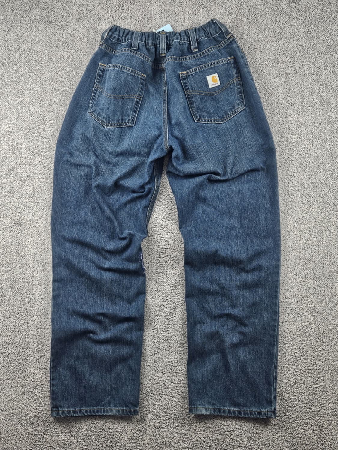 칼하트 밴딩 리페어 커스텀 데님 워크 팬츠 ( 38X32 )/ 10642 상품이미지4
