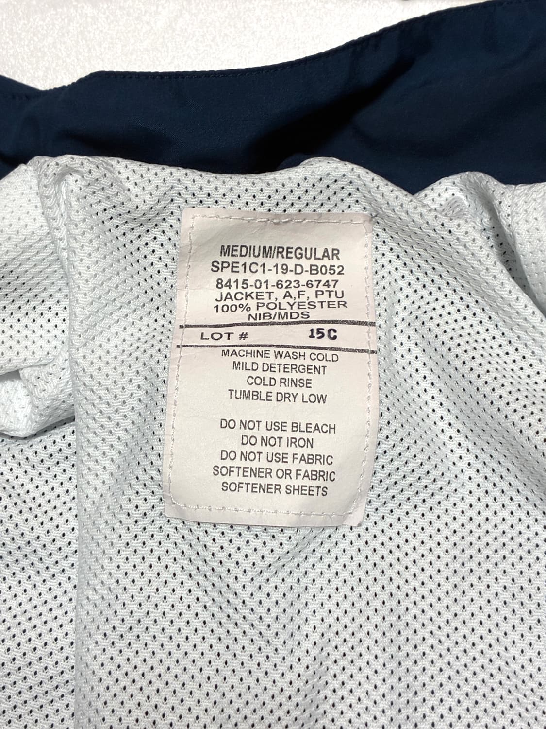 미군 PTU 트레이닝복 세트 (100) 상품이미지6