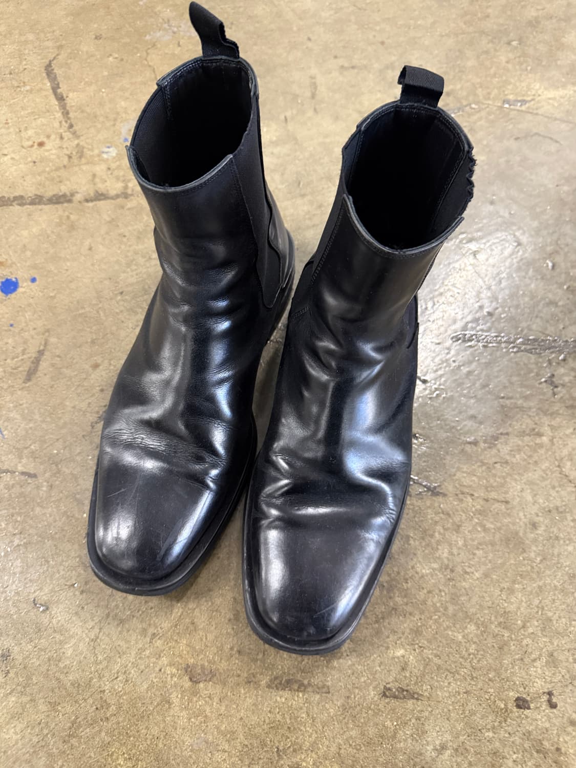 Belluet 블랙 가죽 첼시 부츠 상품이미지2