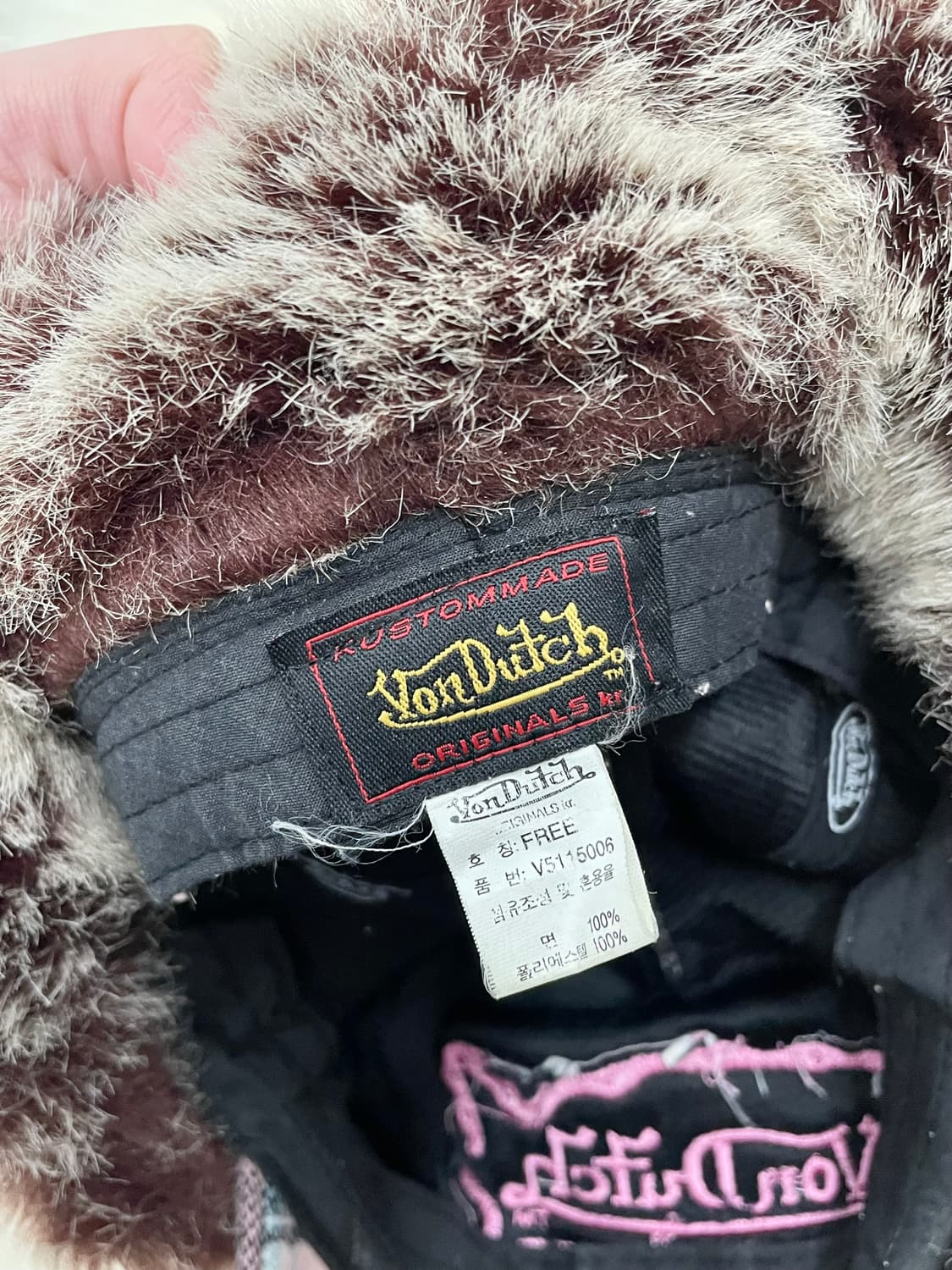 본더치 체크 트루퍼 햇 *레어 상품이미지9