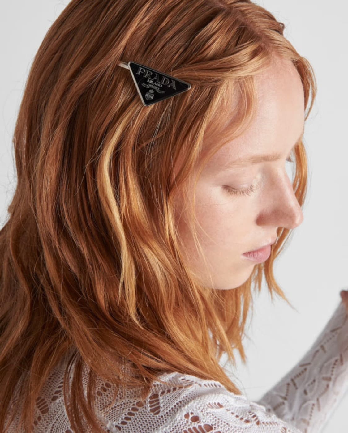 프라다 헤어핀 정품 풀박 상품이미지4