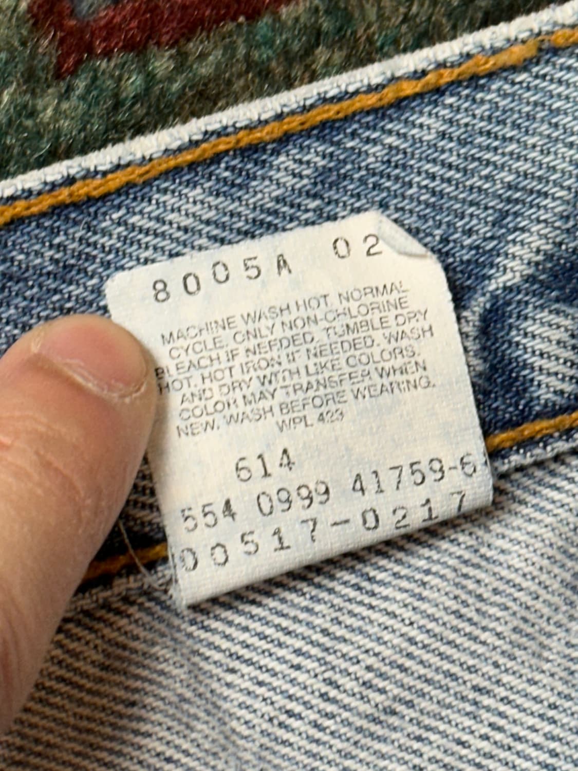 90's USA Made 빈티지 리바이스 517 부츠컷 상품이미지10