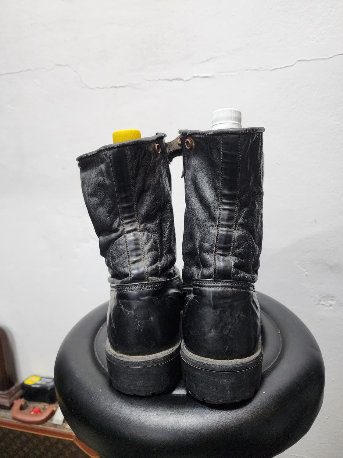 리얼레더 사이드지퍼 부츠 상품이미지3