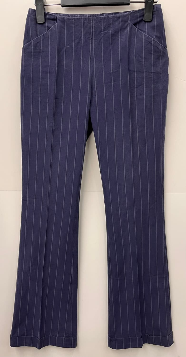 ROMEO GIGLI 스트라이프 부츠컷 바지 38 상품이미지1