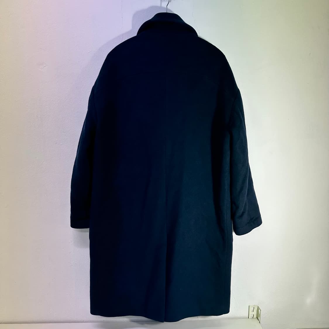 우먼FREE 스튜디오톰보이 네이비 울 더블코트 상품이미지5