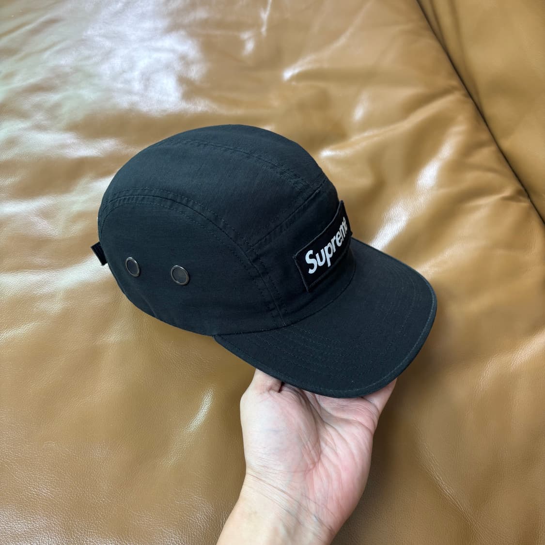 Supreme 슈프림 24ss 밀리터리 블랙 캠프캡 모자 (Black) 상품이미지3