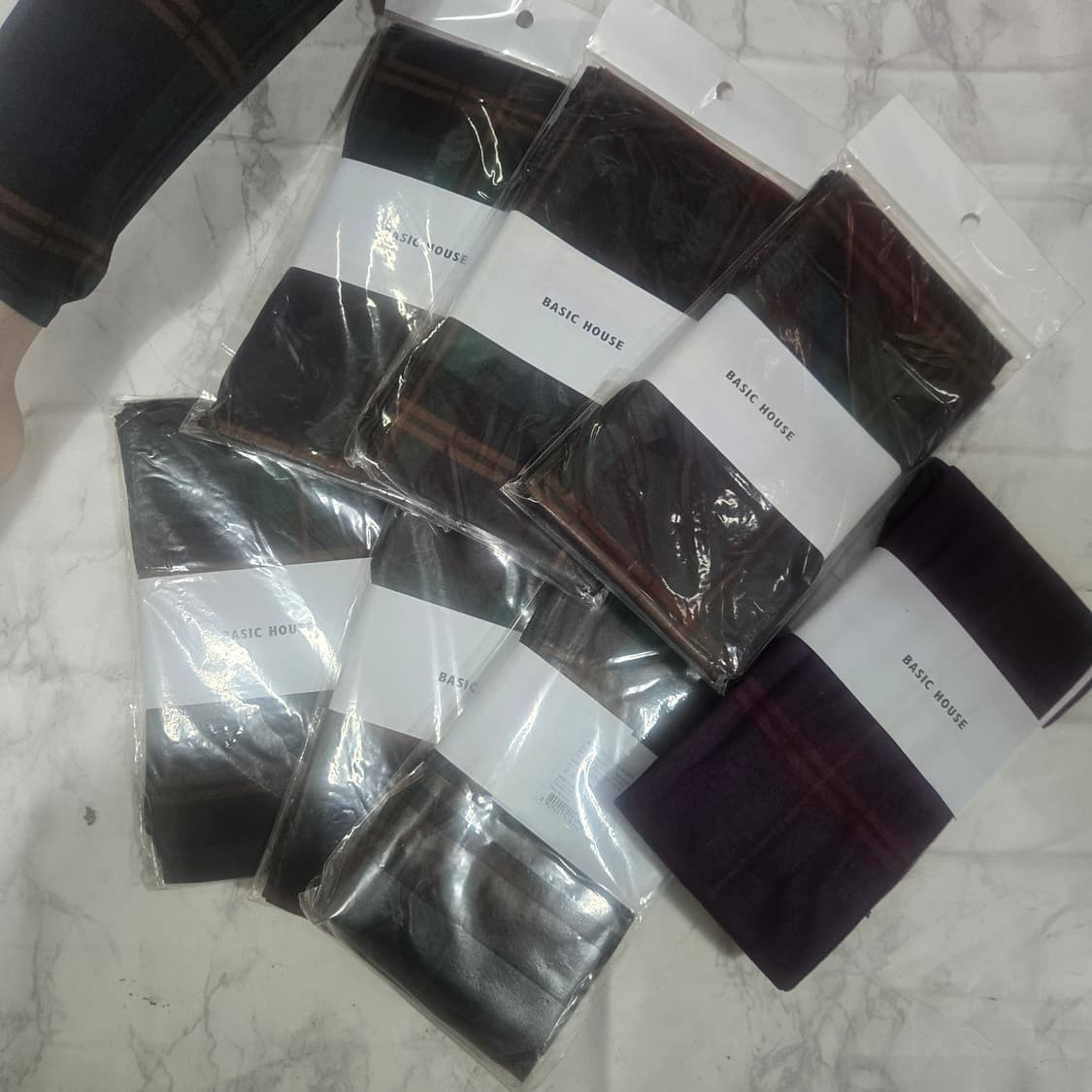 타탄체크 레깅스7장 새상품 상품이미지6