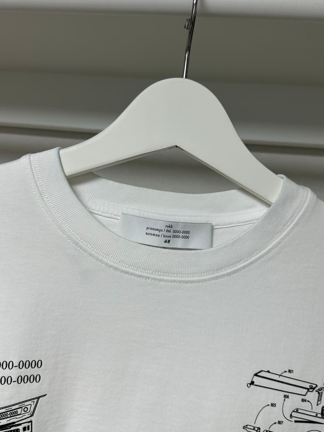 H&M x ROKH 콜라보 반팔 L 급처 상품이미지9