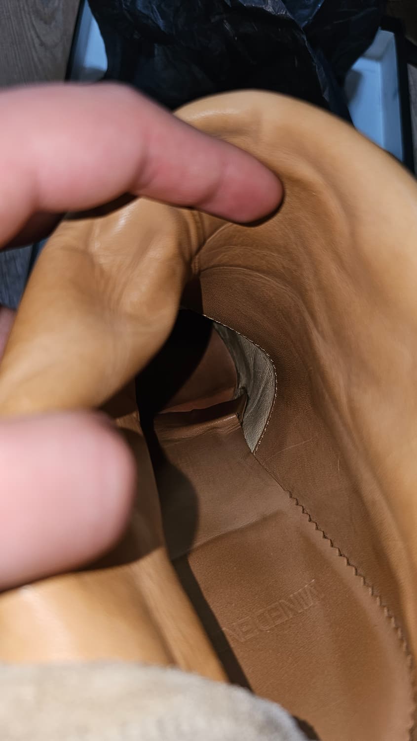 마인데님 MINEDENIM 스웨이드 백지퍼 부츠 42 상품이미지9