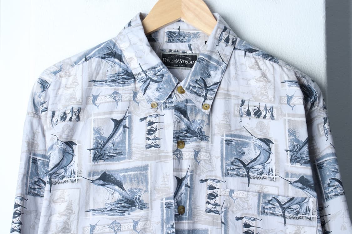 (XL-2XL) 필드앤스트림 반팔셔츠 남방 90년도 USA-H33351 상품이미지3