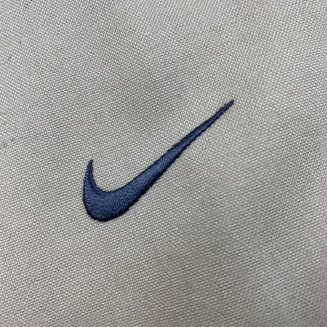 00s 나이키 스우시로고 폴리쉘 패딩 점퍼 오트밀베이지 상품이미지3