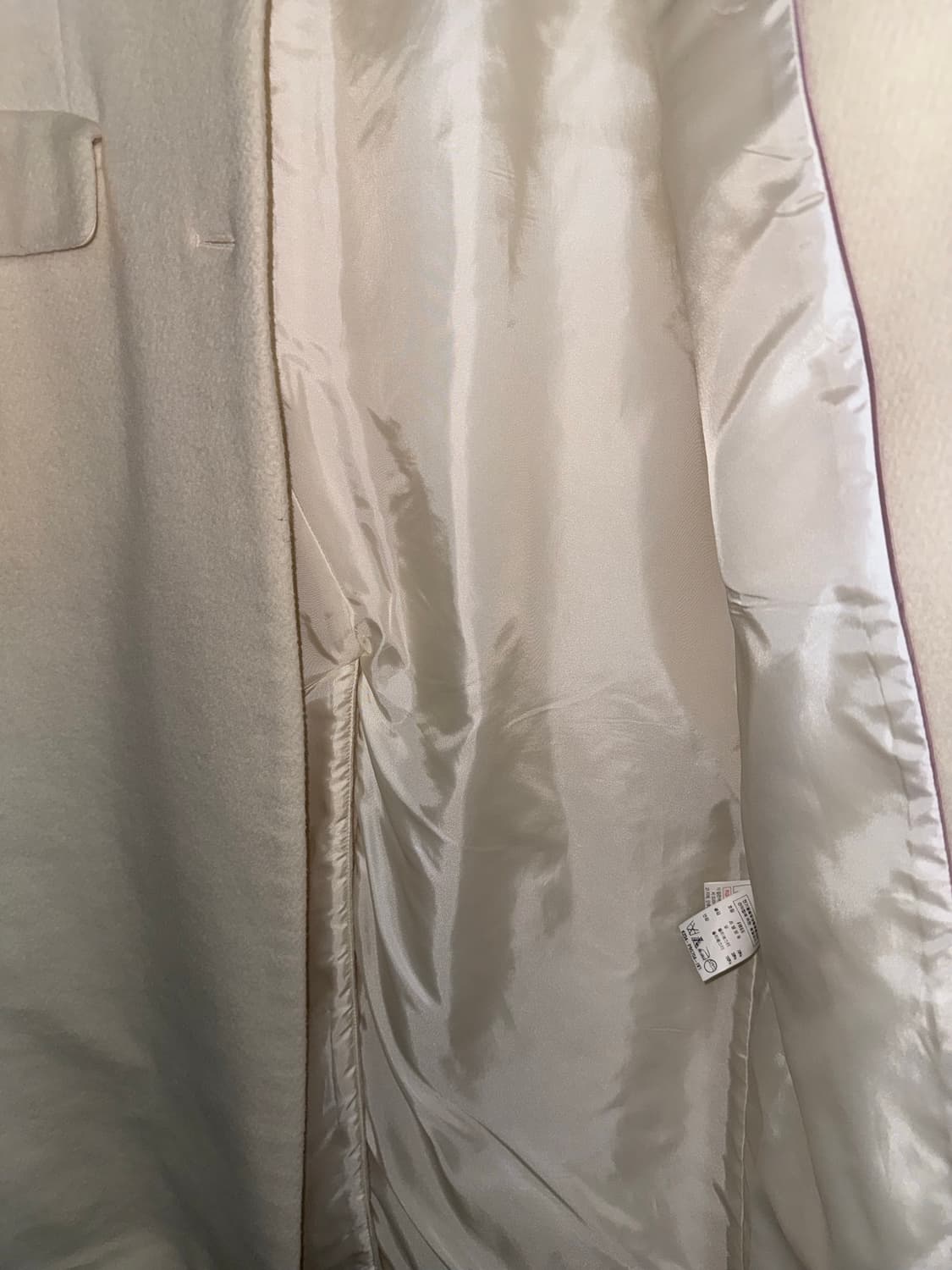 데카브 싱글 코트 아이보리 상품이미지6