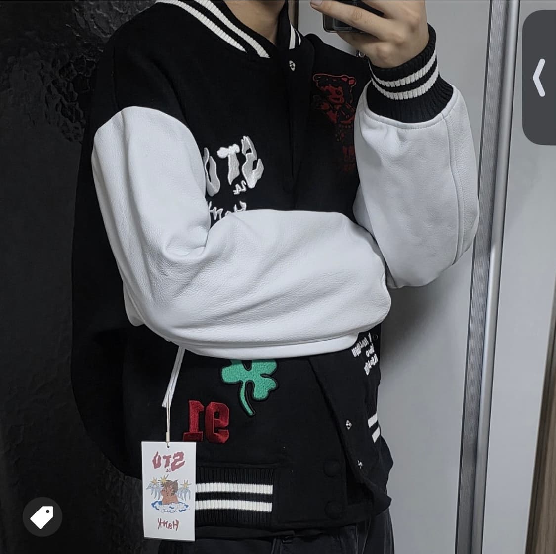 STU x Hank 바시티 자켓 L  상품이미지1
