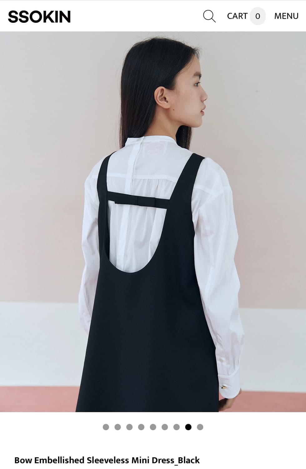 쏘킨 블랙 원피스 상품이미지2