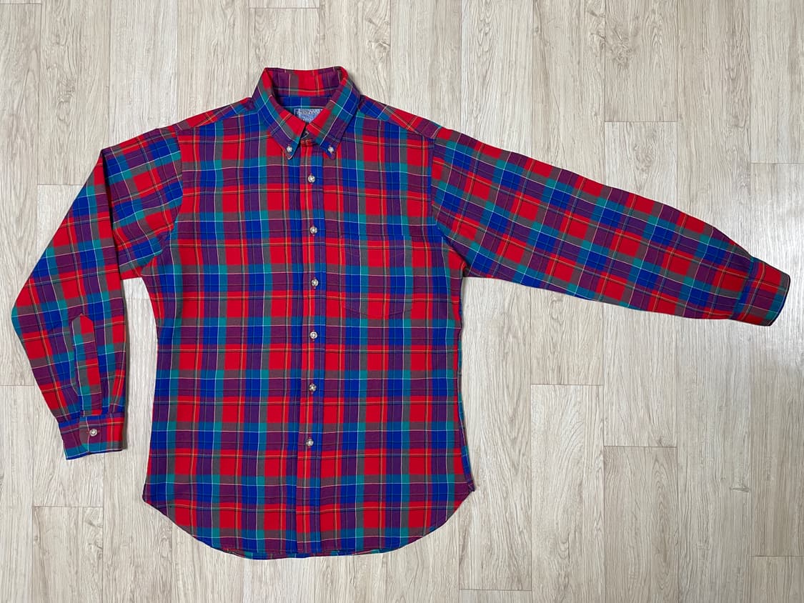 95) 70's 펜들턴 멀티체크 울 셔츠(데드스탁)RRL&LVC&폴로 상품이미지1