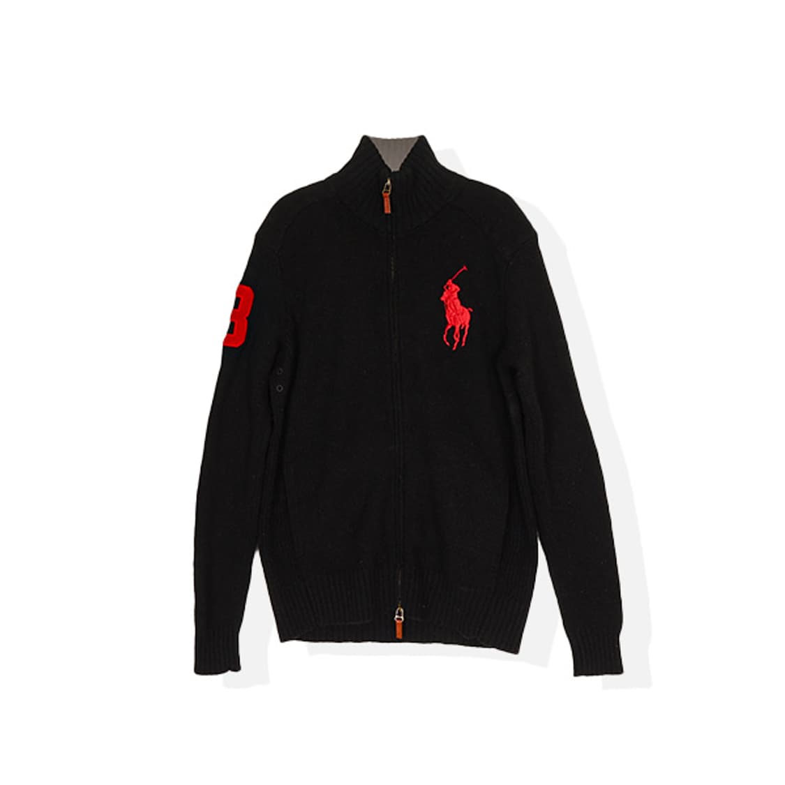 폴로랄프로렌 빅 포니 램스울 2Way 니트 집업 (S) 상품이미지1
