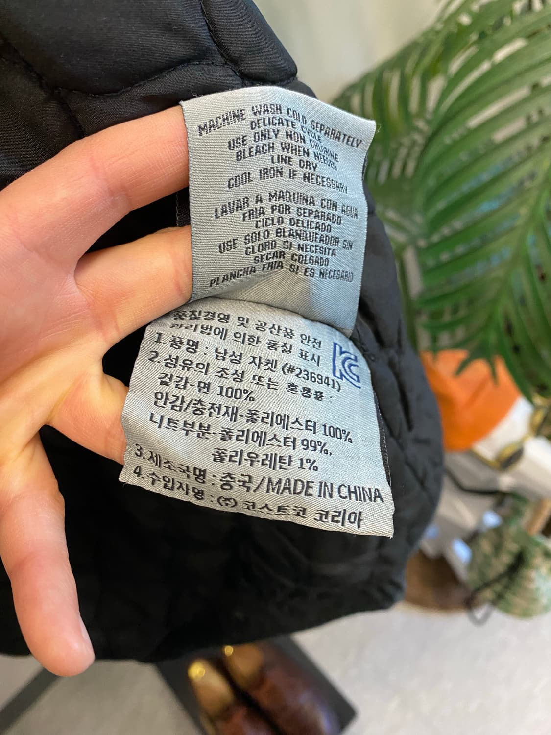 리바이스 블랙 누빔 워크 자켓(가먼트다잉) 상품이미지9