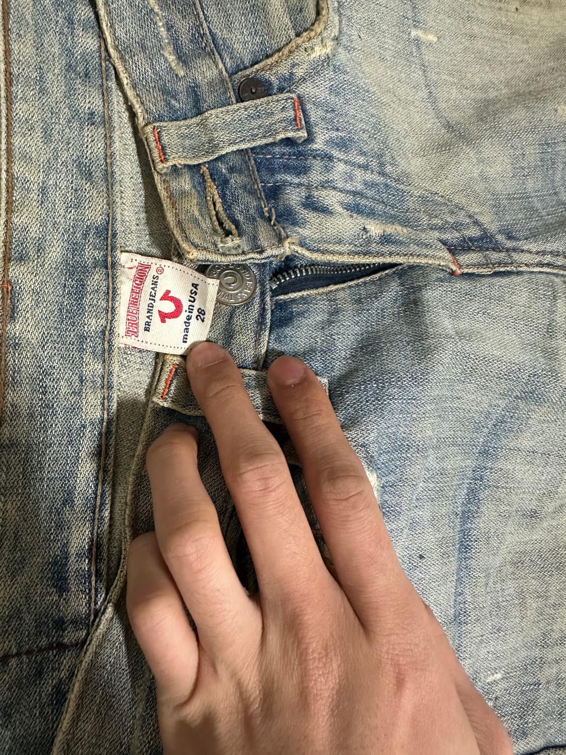 True religion mud washed flared jean 상품이미지8