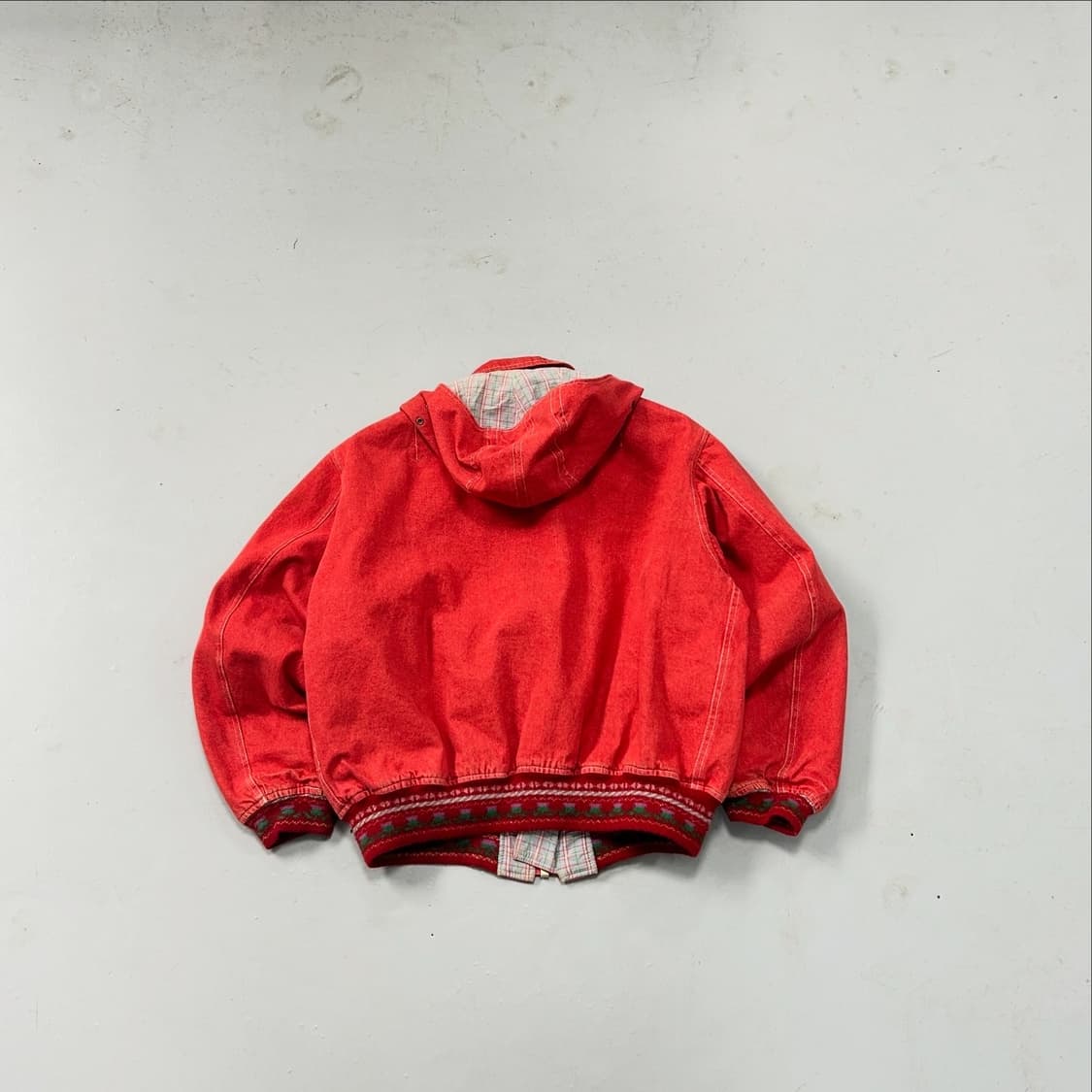 90s 핑크하우스 로고 봄버  상품이미지4