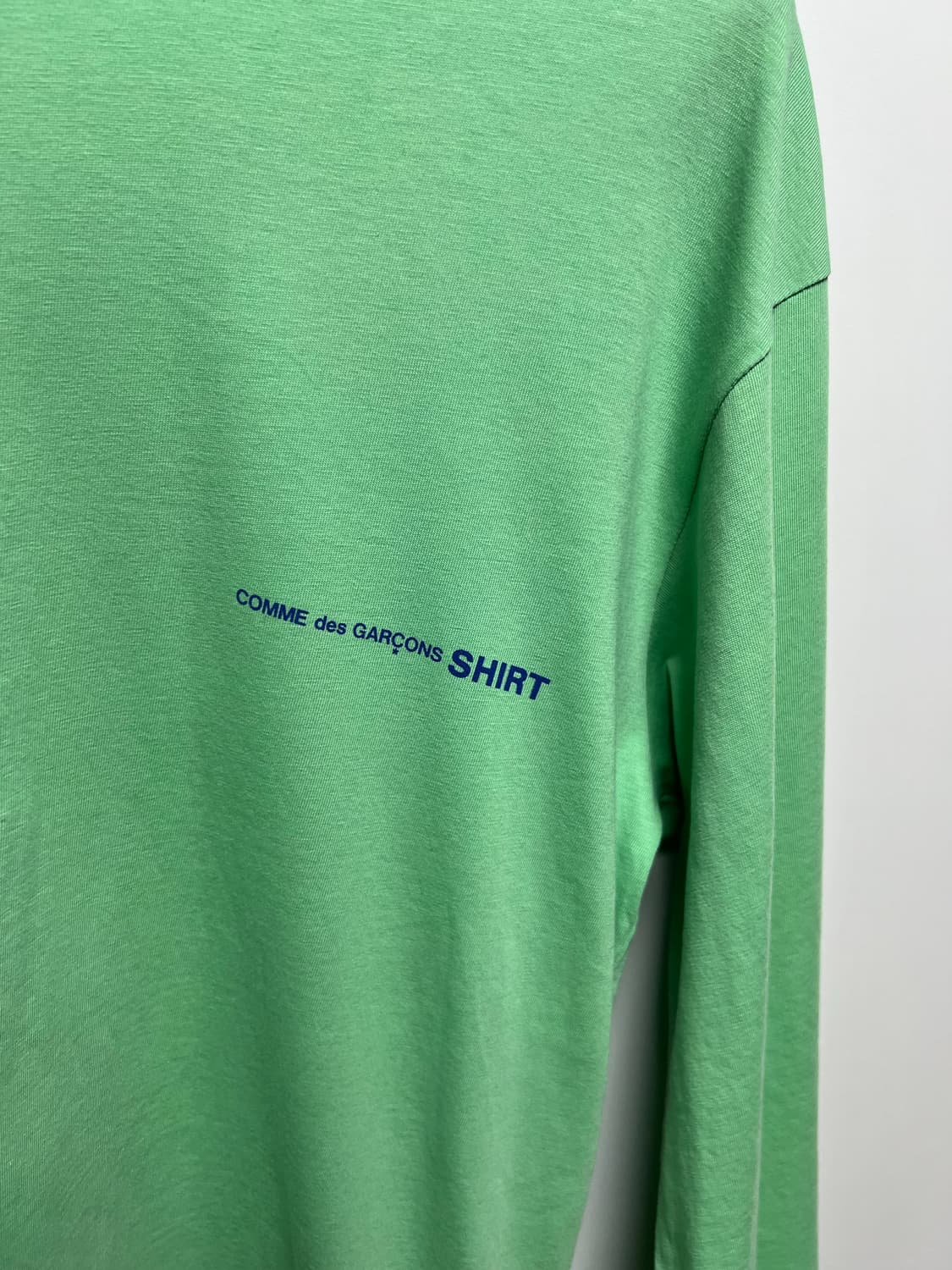 꼼데가르송 셔츠 라인 로고 롱슬리브 긴팔 티셔츠 상품이미지6