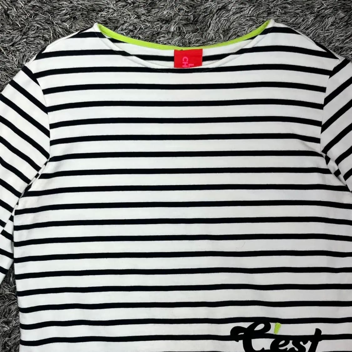 럭키슈에뜨 여성 스트라이프 슬리브리스 (38) 상품이미지2